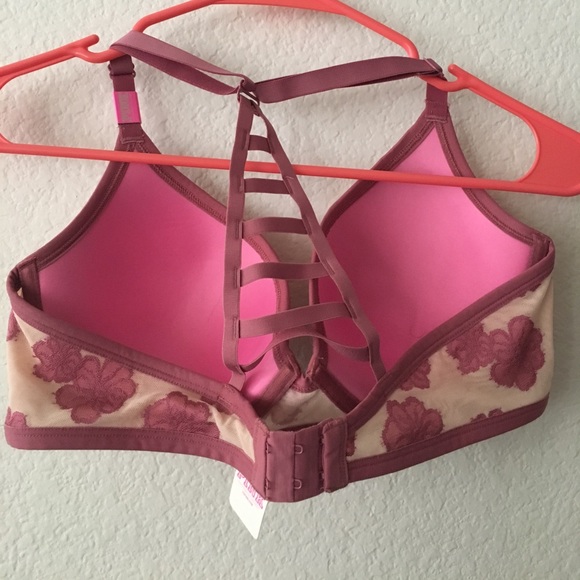 Victoria Secret PINK hibiscus flower bra - Picture 3 of 5